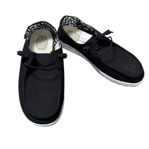 Hey Dude Wendy Basic Wide in Black Odyssey